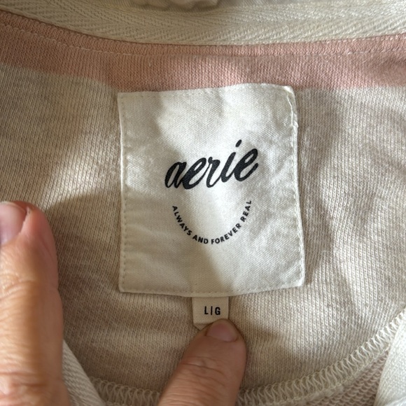 Americacan Eagle Aerie striped rugby pullover - Picture 2 of 3